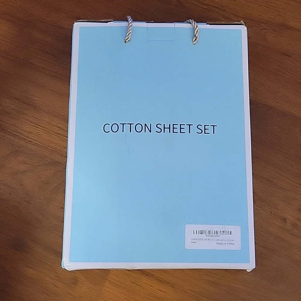 Sonora Kate Full Navy blue 1200 thread count Egyptian cotton sheet set New